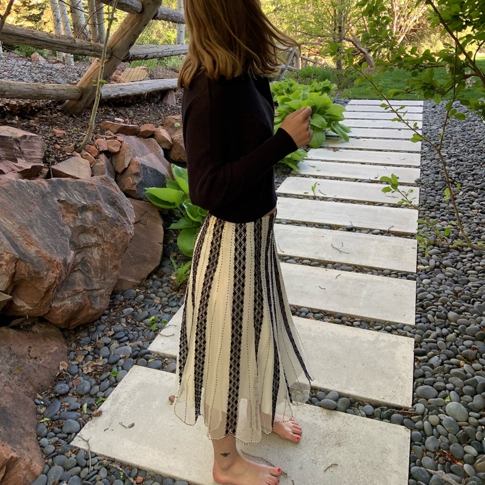 Vintage Embroidered Skirt